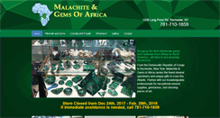 Desktop Screenshot of malachitegemsofafrica.com